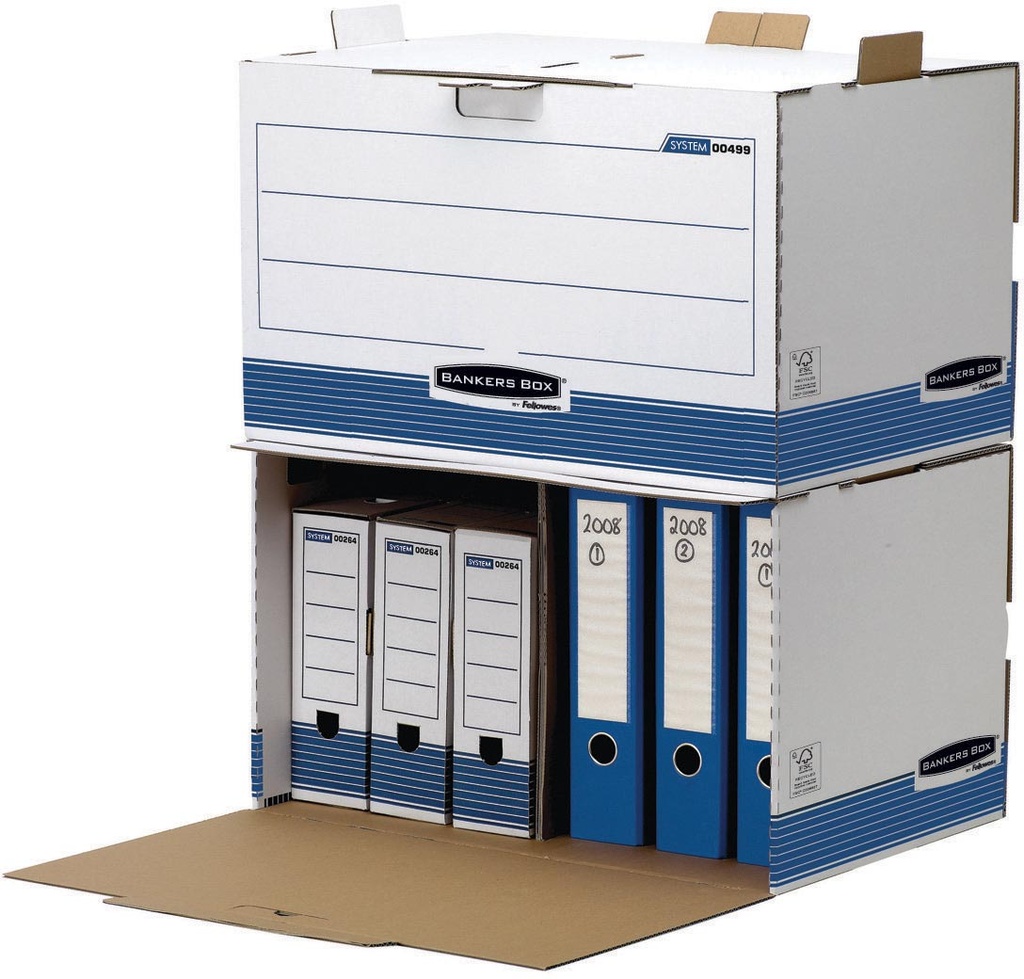 Archiefdoos Bankers Box 54x23,50x37,50 blauw