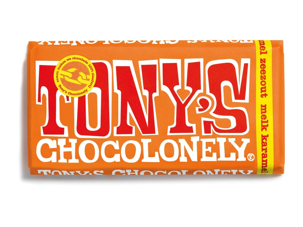 Chocoladereep Tony's 180g zeezout