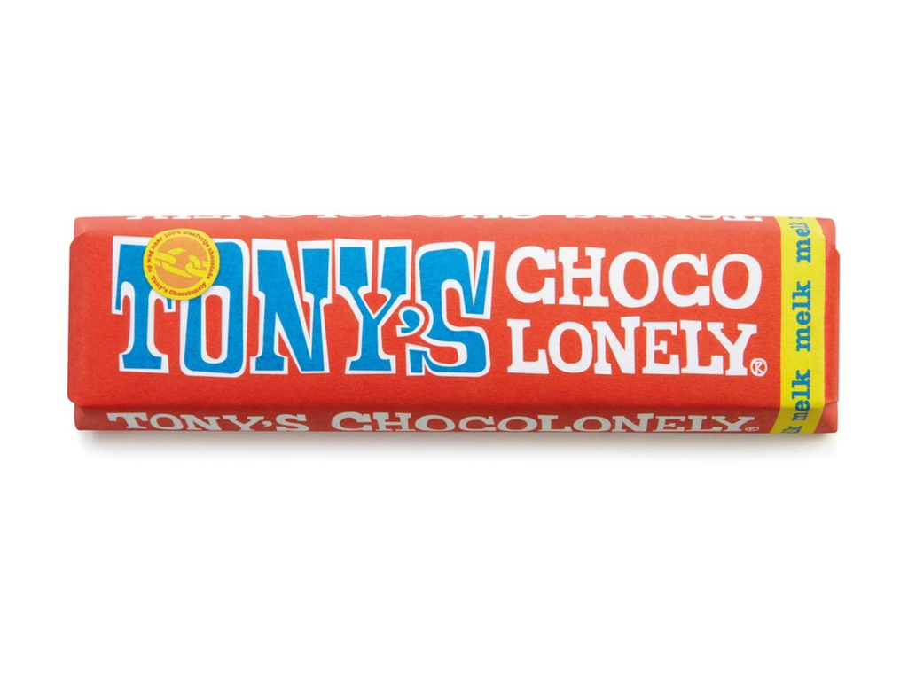 Chocoladereep Tony's 50g melk
