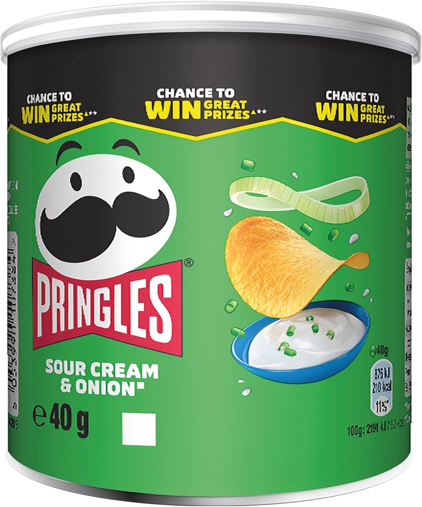 Chips Pringles Sour Cream & Onion 40g