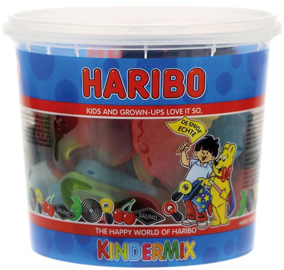 Snoepgoed Haribo kindermix emmer 650g