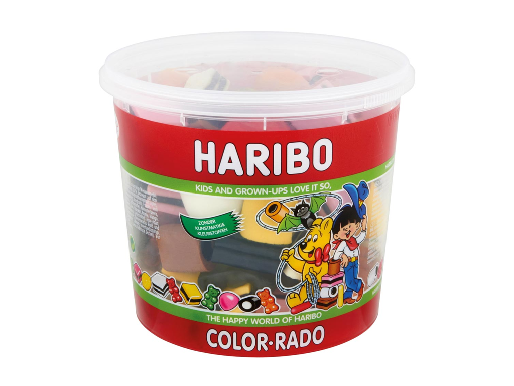 Snoepgoed Haribo Color-Rado emmer 650g