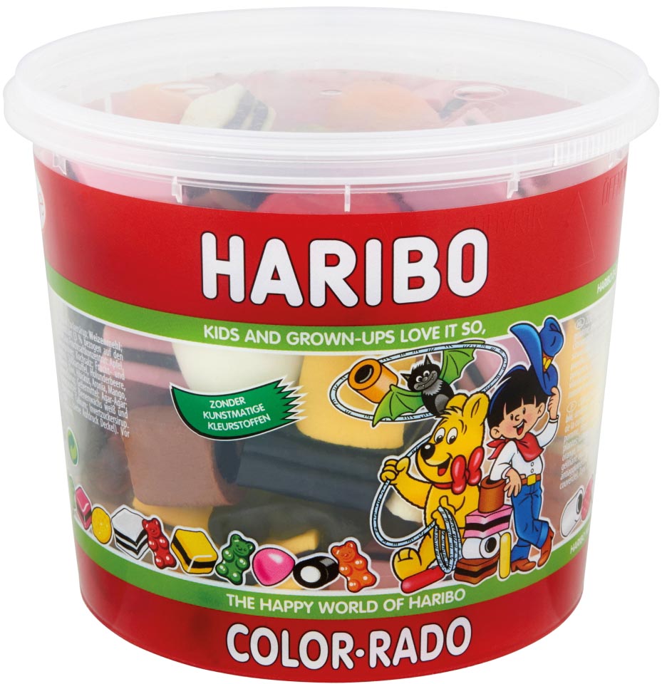 Snoepgoed Haribo Color-Rado emmer 650g