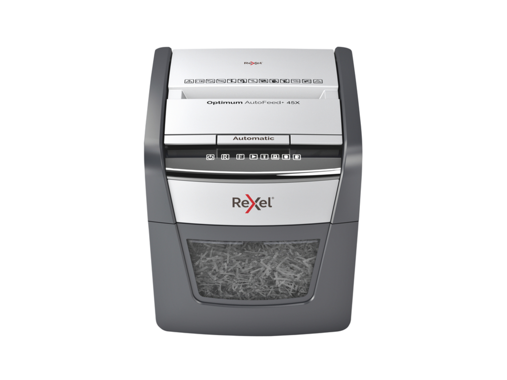 Automatische papiervernietiger Rexel Optimum AutoFeed+ 45X Cross Cut P4