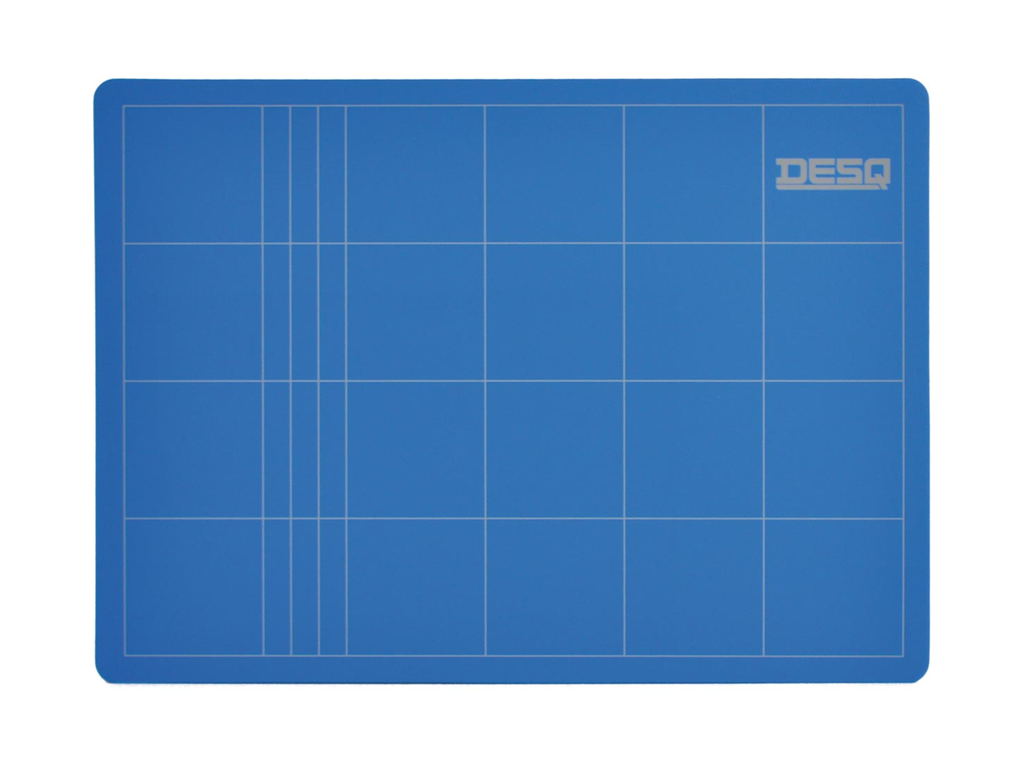 Snijmat Desq 3-laags 22cmx30cm Blauw