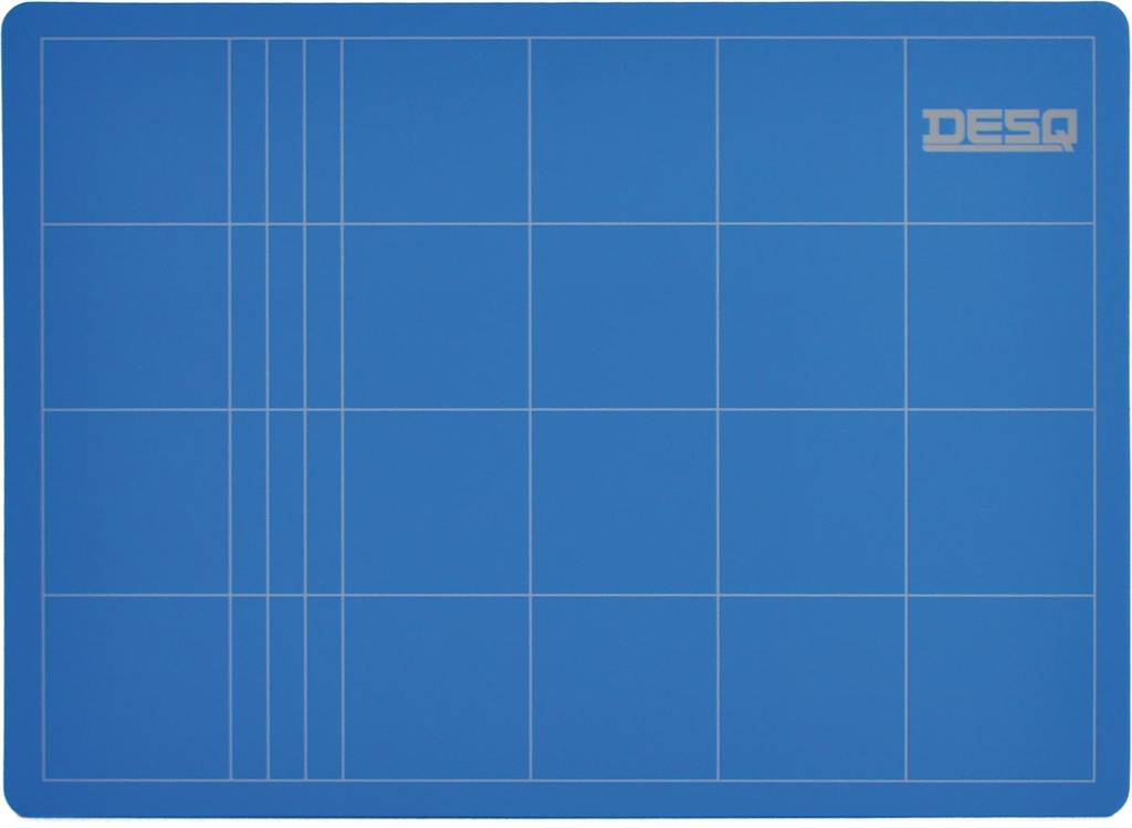 Snijmat Desq 3-laags 22cmx30cm Blauw