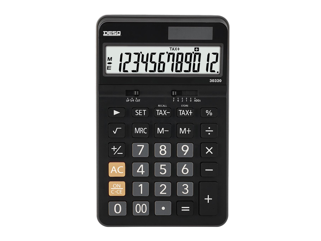 Bureaurekenmachine Desq Business Classy Large 30320 Zwart