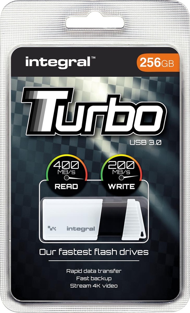 USB-stick Integral Turbo USB 3.0 256gb Wit