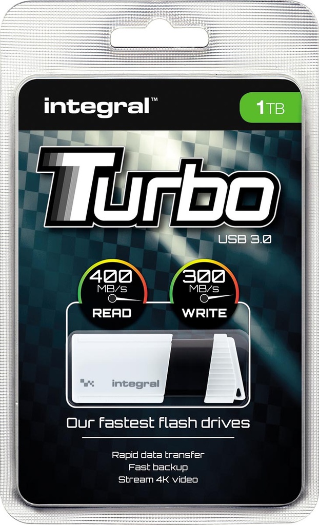 USB-stick Integral Turbo USB 3.0 1tb Wit