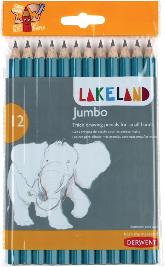 Grafietpotlood Derwent Lakeland Jumbo HB (12)