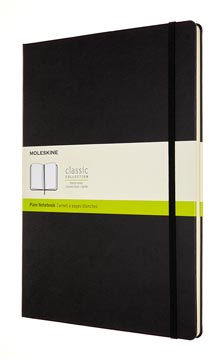 Notitieboek Moleskine harde kaft A4 192 blz zwart