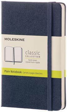 Notitieboek Moleskine harde kaft 9 x 14 cm 192 blz saffier