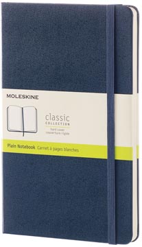 Notitieboek Moleskine harde kaft 13 x 21 cm 240 blz saffier