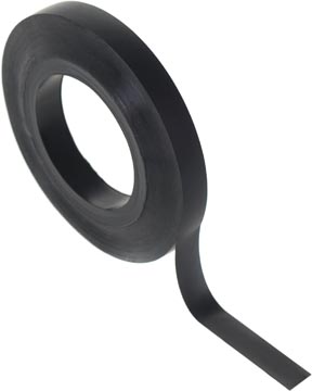 Magneetband Bi-office zelfklevend 5x10mm zwart
