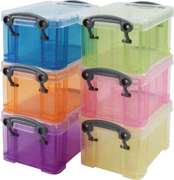 Opbergdoos Really Useful boxes 6x0,33L assorti (6)