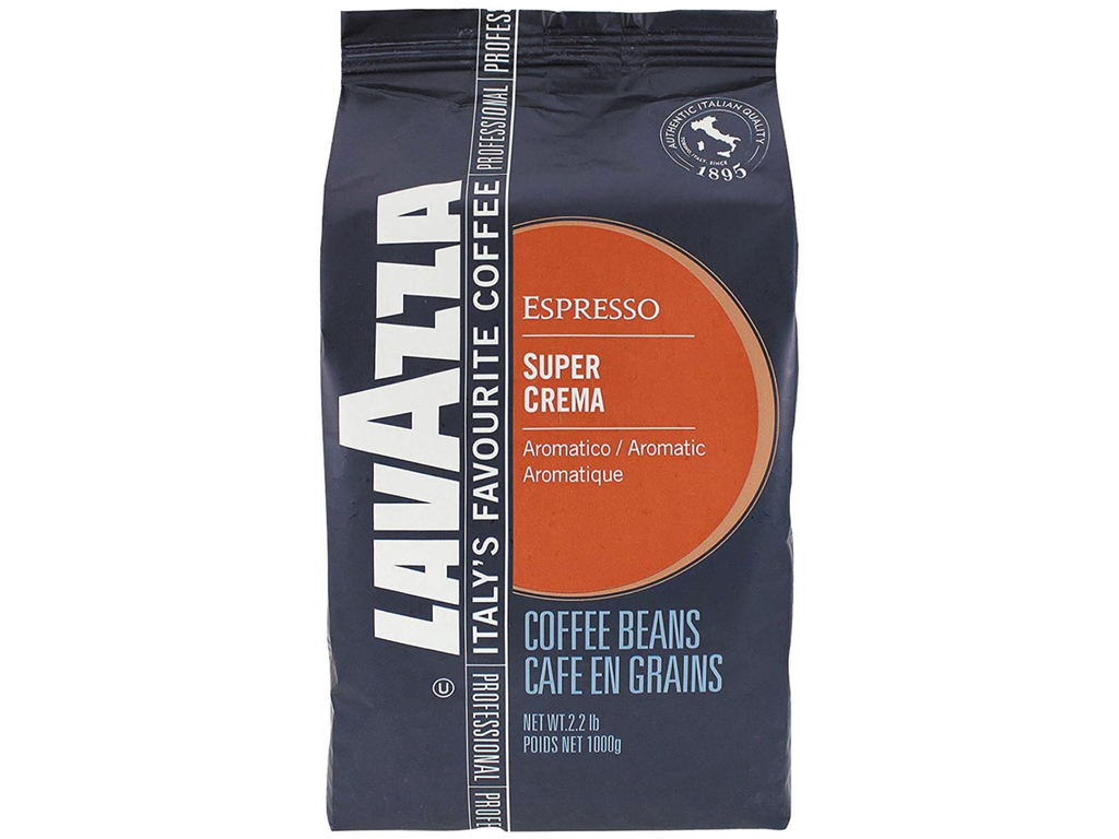 Koffiebonen super crema Lavazza 1 kg