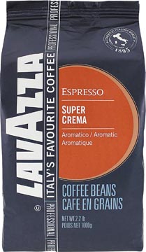 Koffiebonen super crema Lavazza 1 kg