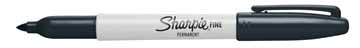 Permanent marker Sharpie fijne ronde punt 1mm zwart