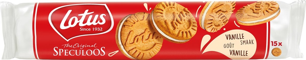 Gevulde speculoos Lotus 150g met vanillecrème