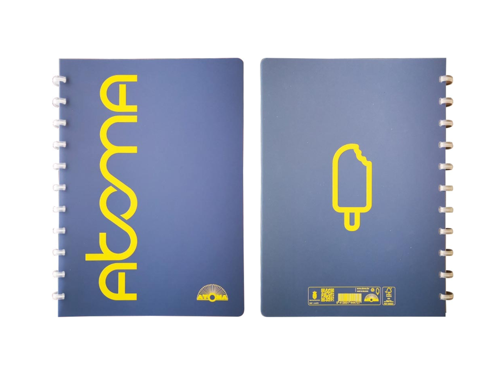 Schrift Atoma Sorbet A4 geruit 5mm 144 blz blauw
