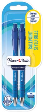 Balpen Paper Mate Flexgrip Ultra RT medium blauw (2)