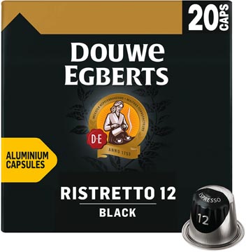 Koffiecapsules Douwe Egberts Black (20)