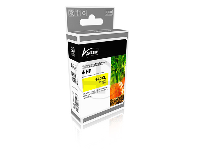 Inkt Astar voor HPC4909A 940XL YELLOW