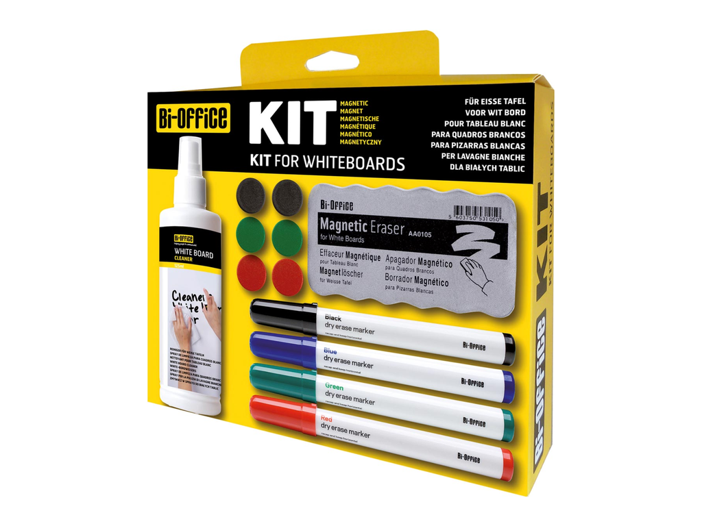 Starter kit whiteboard Bi-Office ophangbaar