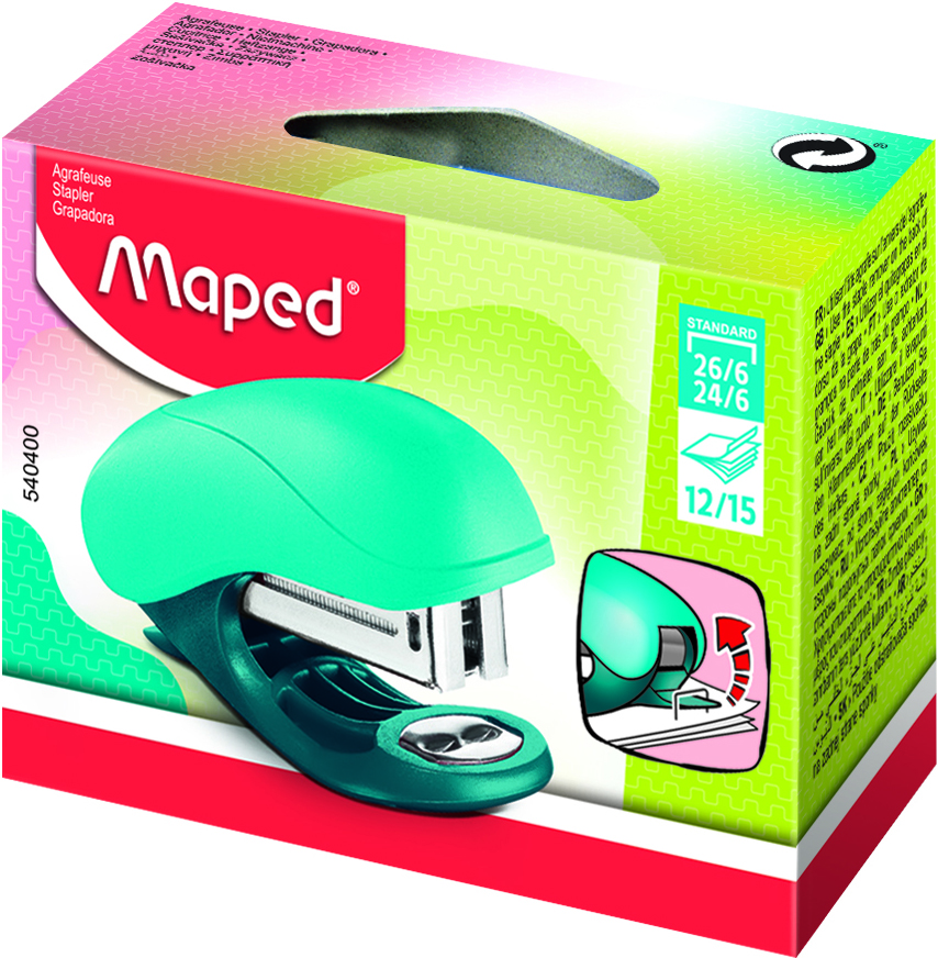 Kleine nietmachine Maped Vivo 15vel