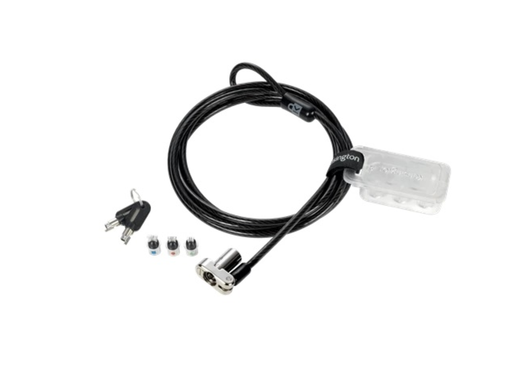 Laptopslot cijferslot Kensington universal 3-in-1 keyed lock T-Bar&Nano&Wedge anchors