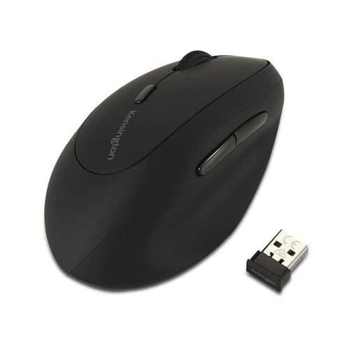 Kensington Pro Fit left-handed ergo wireless mouse - black