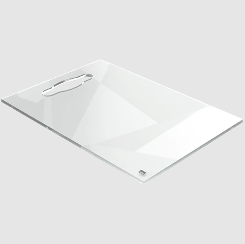 Notitiebord Nobo met handgreep A4 acryl transparant