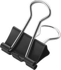 Papierklem Westcott 25mm metaal zwart (12)