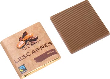 Chocolade Fairtrade melkchocolade Cocachoc carrés 4,5 gr (400)