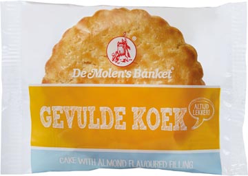 Gevulde koek De Molen individueel verpakt 50 gr