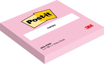 Memoblok Post-it Notes 76 x 76 mm 100 vel Flamingo Pink