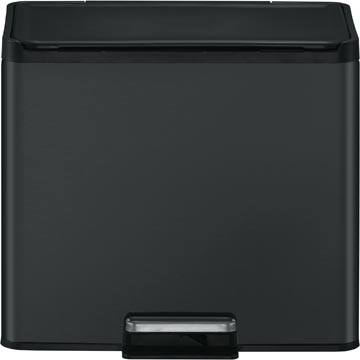 Pedaalemmer Eko Essential Recycler 20L + 9L zwart