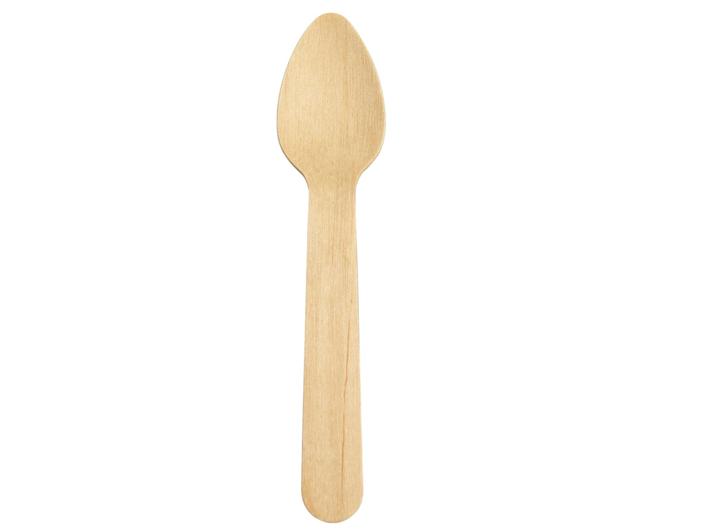 Koffielepel uit hout 11cm (250)