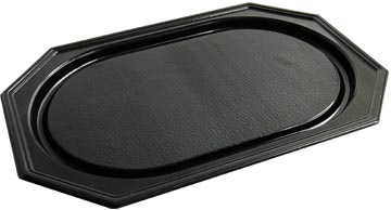 Cateringschaal uit gerecycleerd PET 45 x 30 cm Zwart (10)