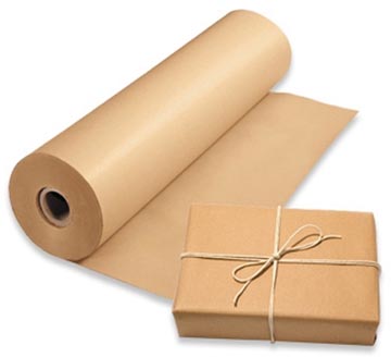 Inpakpapier op rol 70 gr/m² 280 m x 60 cm Kraft