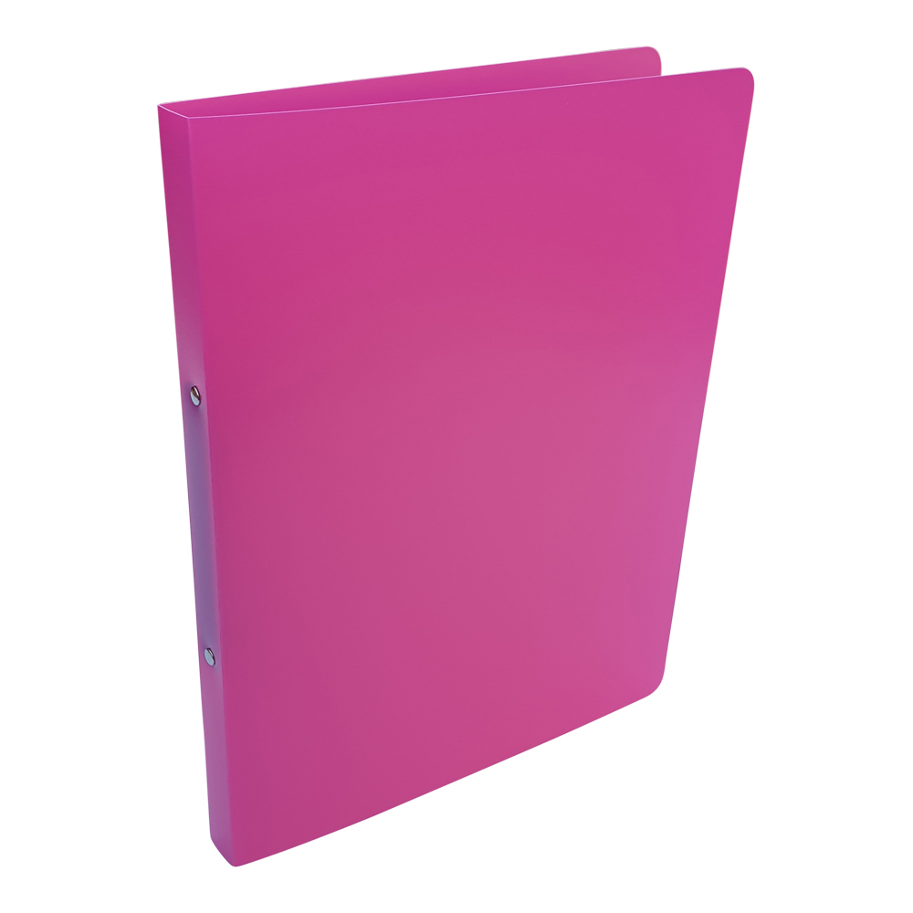 Ringmap Bronyl PP A4 2 O-ringen 25mm rug 35mm opaak roze