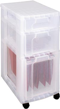 Ladenblok Really Useful Box 7+12+25L transparant