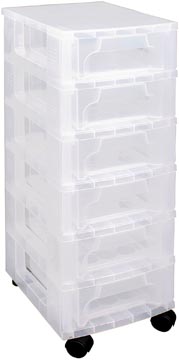 Ladenblok Really useful Box 6 x 3,5l Transparant