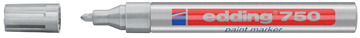 Paintmarker Edding E-750 2-4mm zilver