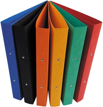 Ringmap Bronyl A4 Glanskarton 2 ringen 25mm assorti