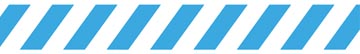 Vloersticker zonder tekst Tarifold 90x1000mm wit/blauw