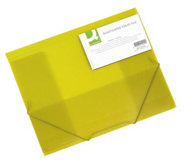 Elastomap Q-Connect PP met 3 kleppen A4 geel