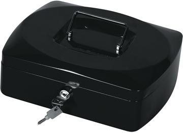 Geldkoffer Q-Connect 255x200x85mm Zwart