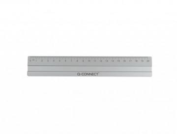 Meetlat Q-Connect Aluminium 20 cm