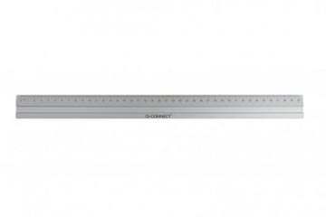 Meetlat Q-Connect Aluminium 40cm